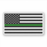 Bandeira da Linha Verde Fina (Estados Unidos)