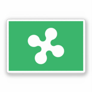 Adesivo Bandeira da Lombardia