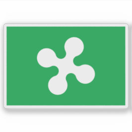 Adesivo Bandeira da Lombardia, Itália