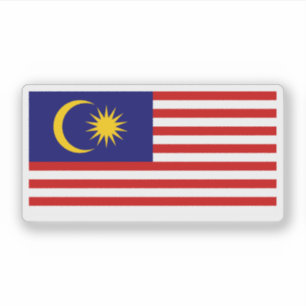 Adesivo Bandeira da Malásia
