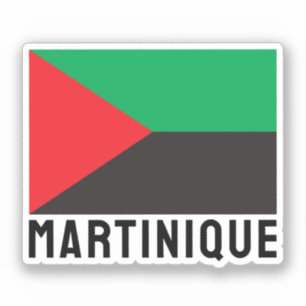 Adesivo Bandeira da Martinica (2023)