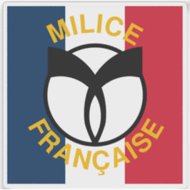 Adesivo Bandeira da milícia colaboracionista francesa