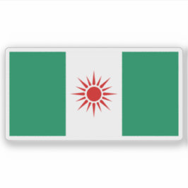 Adesivo Bandeira da Nigéria (proposta original)