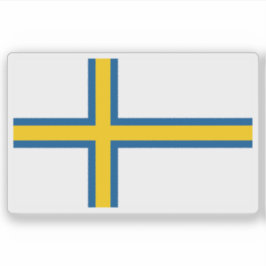 Adesivo Bandeira da Norrland, Suecia