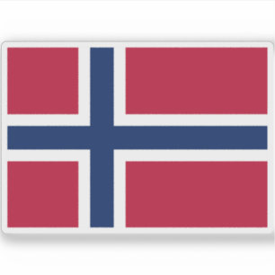 Adesivo Bandeira da Noruega