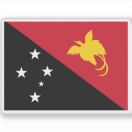 Adesivo Bandeira da Papua-Nova Guiné