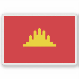 Adesivo Bandeira da Pessoass, Camboja