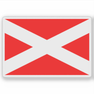 Adesivo Bandeira da Prachatice, República Checa