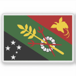 Adesivo Bandeira da Província de Chimbu (Simbu), Papuásia-