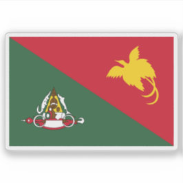 Adesivo Bandeira da Província de East Sepik, Papua-Nova Gu