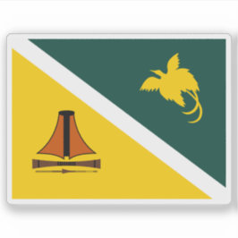 Adesivo Bandeira da província de Jiwaka, Papua-Nova Guiné