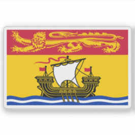 Adesivo Bandeira da província de New Brunswick, Canadá