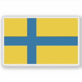 Adesivo Bandeira da província de Östergötland, Suecia