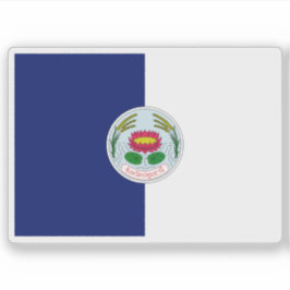 Adesivo Bandeira da província de Pathum Thani, Tailândia