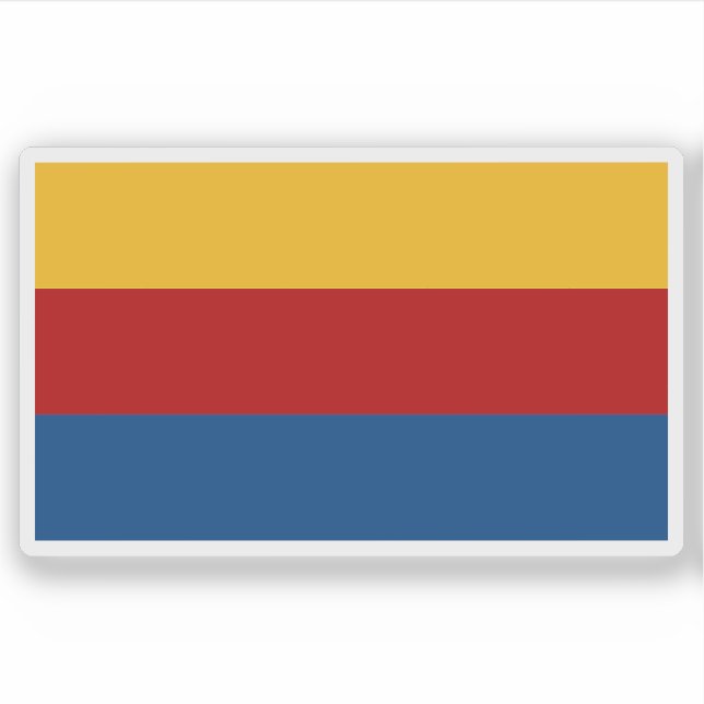 Adesivo Bandeira da província de San Pedro de Macorís (Frente)