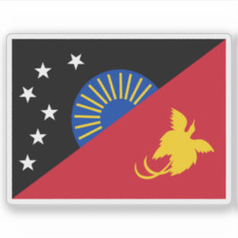Adesivo Bandeira da Província de Sandaun, Papua-Nova Guiné