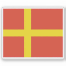 Adesivo Bandeira da província de Skåne (Scania), Suecia