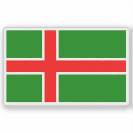 Adesivo Bandeira da província de Småland, Suecia