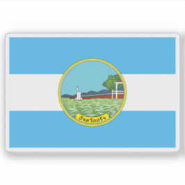 Adesivo Bandeira da província de Trang, Tailândia