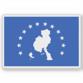 Adesivo Bandeira da província de Veraguas, Panamá