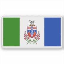 Bandeira da província de Yukon, Canadá
