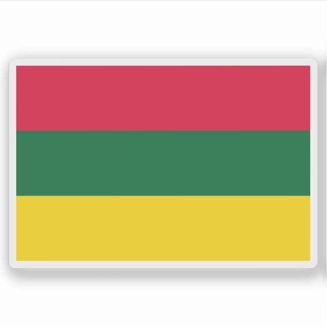 Adesivo Bandeira da Regência dos Argel, Argélia (Frente)