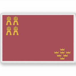 Adesivo Bandeira da Região de Múrcia