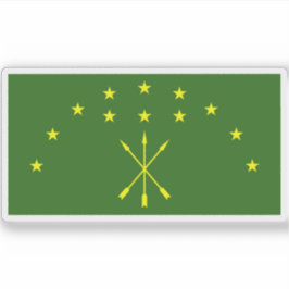 Adesivo Bandeira da República da Adygea