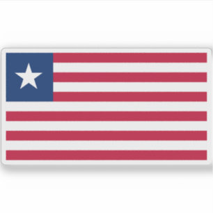 Adesivo Bandeira da República da Libéria