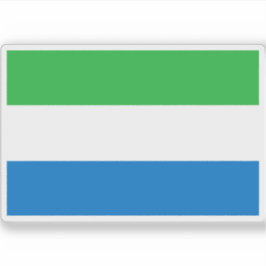 Adesivo Bandeira da República da Serra Leoa