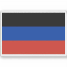 Adesivo Bandeira da República das Pessoas de Donetsk