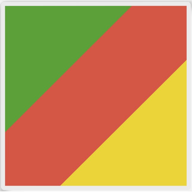 Adesivo Bandeira da República de Piratini (Frente)