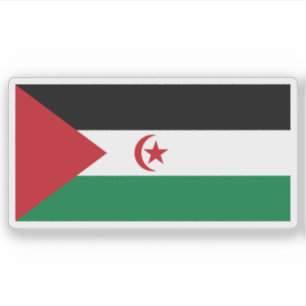 Adesivo Bandeira da República Democrática Árabe do Sara
