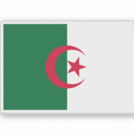 Adesivo Bandeira da República Democrática da Pessoas Argél