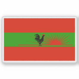 Adesivo Bandeira da República Democrática das Pessoas de A