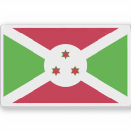 Adesivo Bandeira da República do Burundi