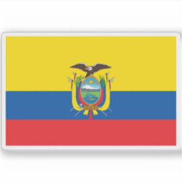 Adesivo Bandeira da República do Equador