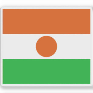 Adesivo Bandeira da República do Níger