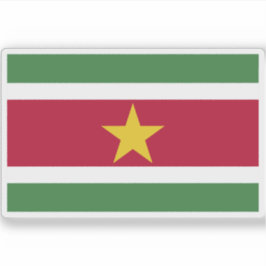 Adesivo Bandeira da República do Suriname