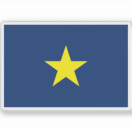 Adesivo Bandeira da República do Texas (1836-1839)