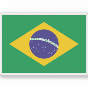 Adesivo Bandeira da República Federativa do Brasil