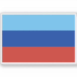 Adesivo Bandeira da República Popular de Lugansk