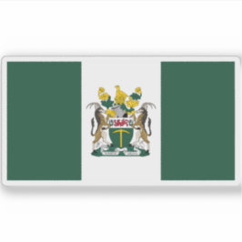 Adesivo Bandeira da Rodésia (1968-1979), África