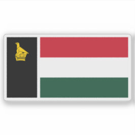 Adesivo Bandeira da Rodésia do Zimbabué