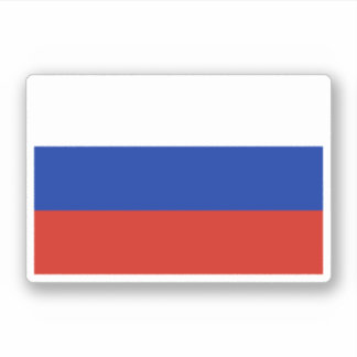 Adesivo Bandeira da Rússia