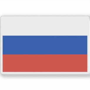 Adesivo Bandeira da Rússia (Federação Russa)