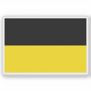 Adesivo Bandeira da Silésia Checa, região histórica