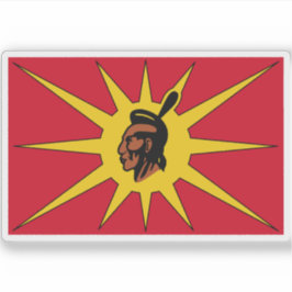 Adesivo Bandeira da Sociedade Guerreira Mohawk (Rotisken’r