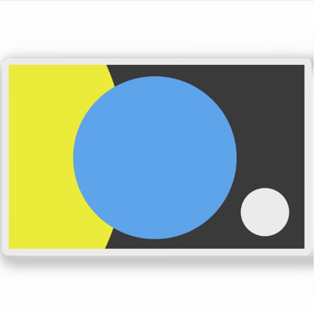 Adesivo Bandeira da Terra (Frente)