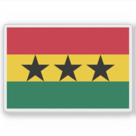 Adesivo Bandeira da União dos Estados africanos (Gana, Gui